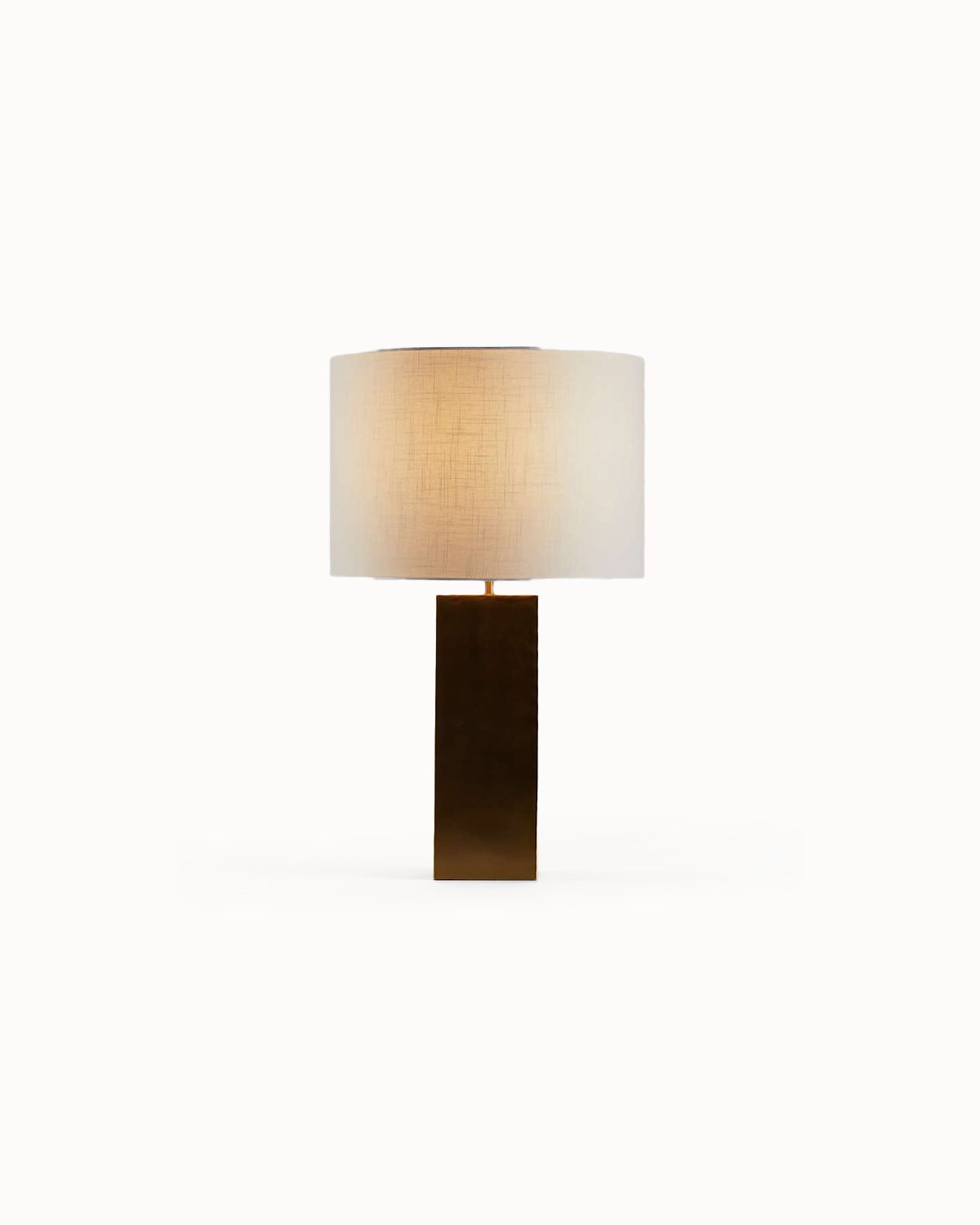 Table Lamp with Drum Shade - Görsel 2